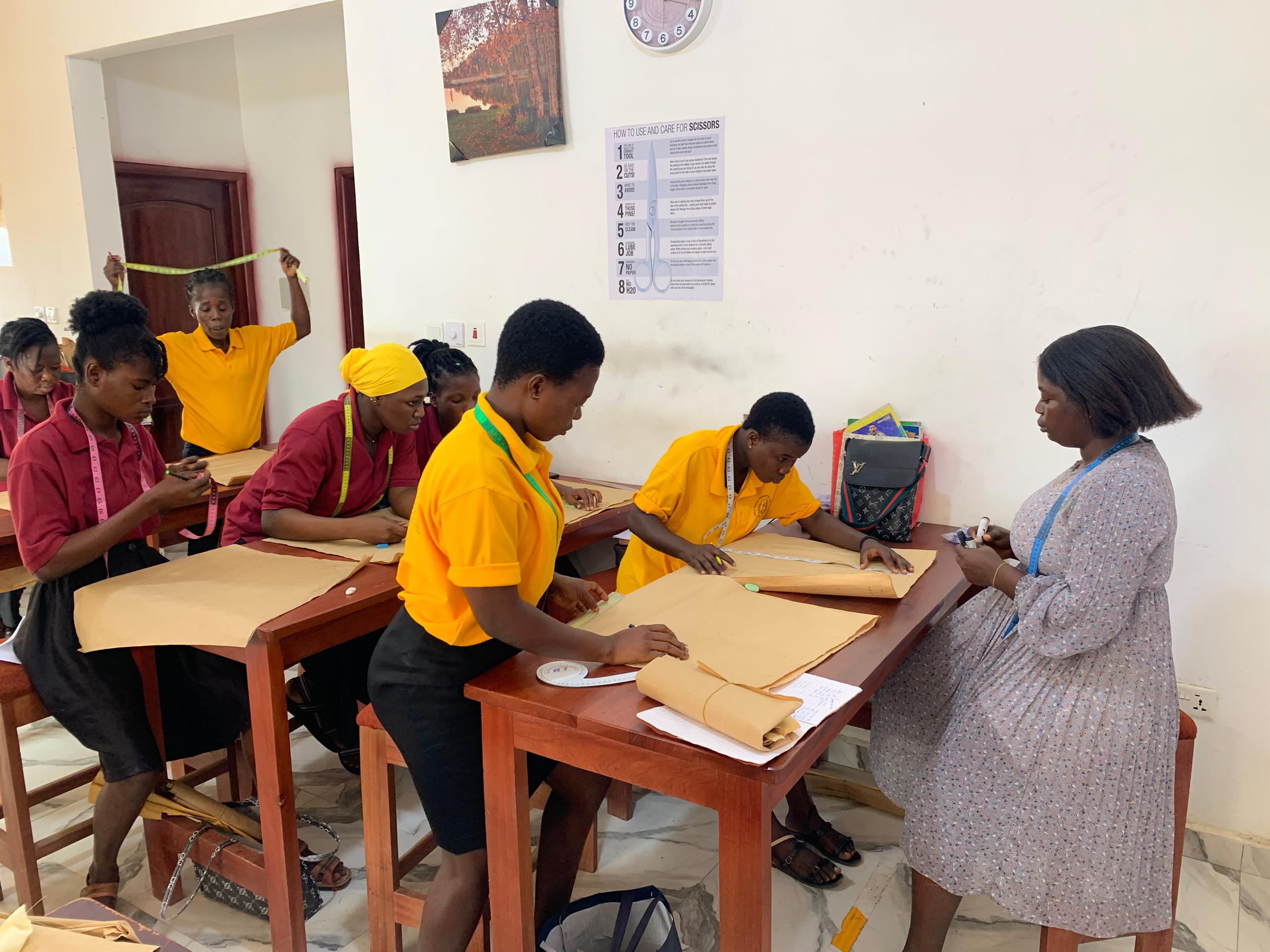 Garment making training